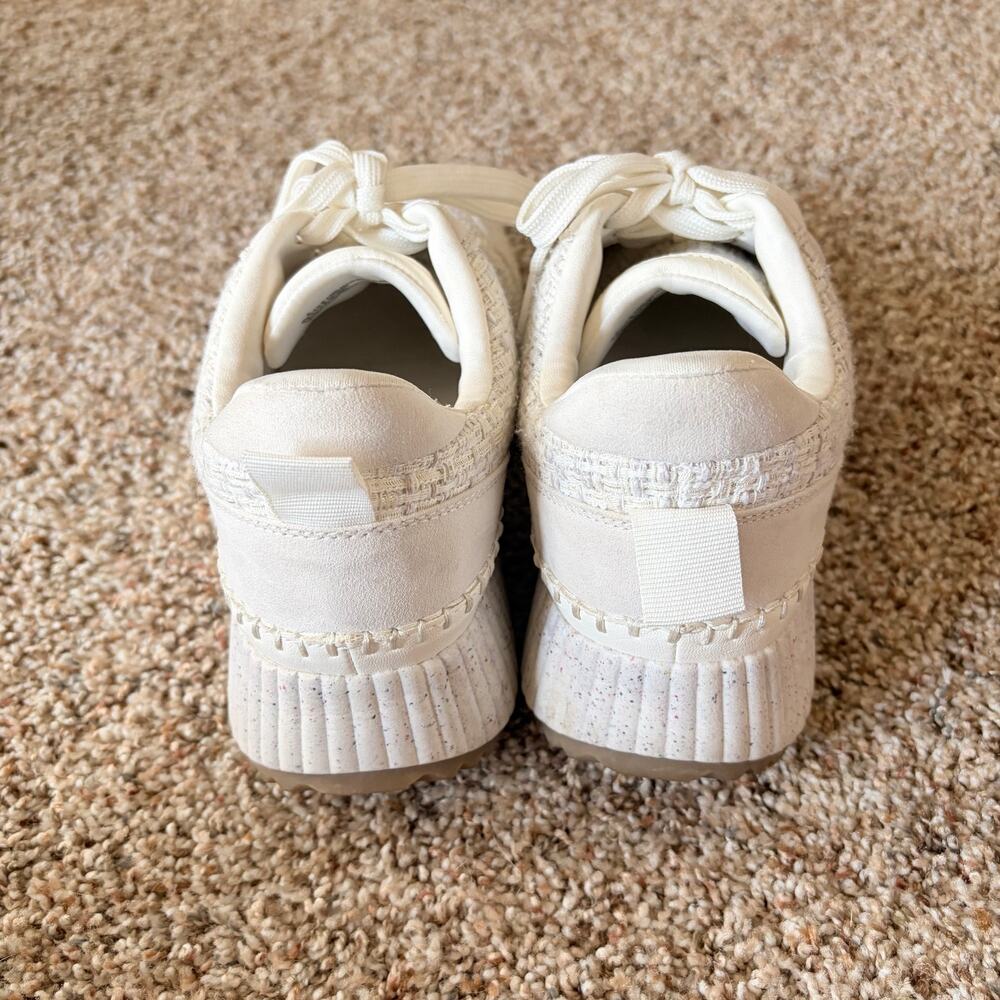 Universal Thread Dolen Woven Platform Comfort Sneakers - White Women's Size 8.5 - Picture 7 of 11